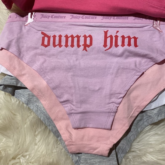Juicy Couture Set of 7 pairs of Bikini Panties Underwear Size Large NWT - Picture 6 of 8